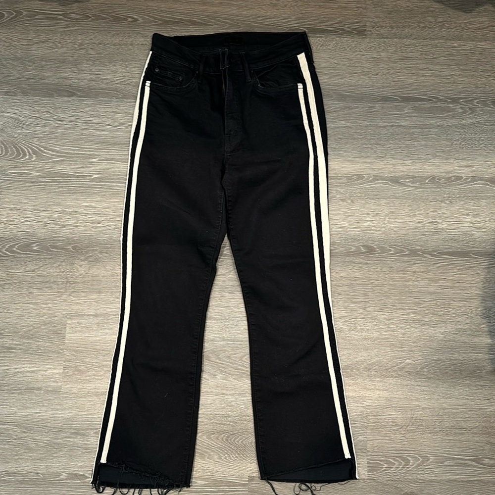 MOTHER Insider Crop Step Fray Jeans Size 28